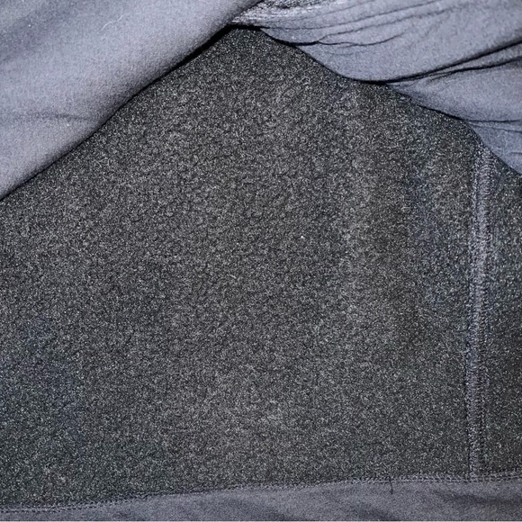 Eileen Fisher Jacket Large Wool Motorcycle Fleece Lined Sherpa Charcoal Grey - Picture 8 of 9